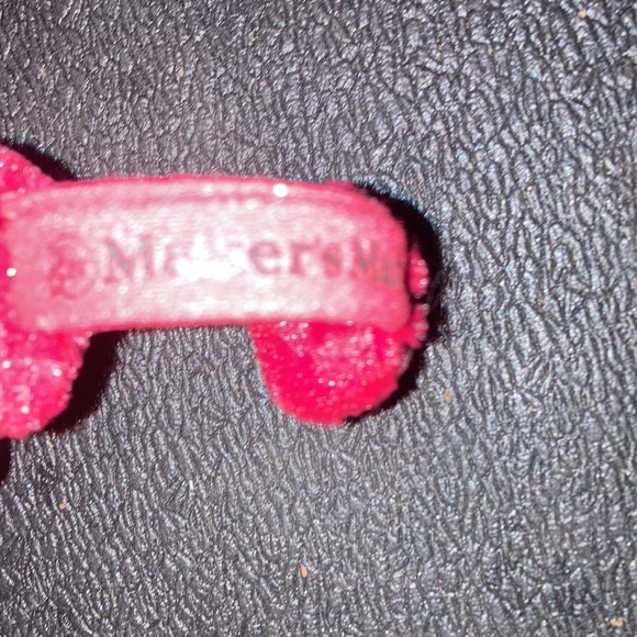 🪵🥃 Maker’s Mark Bourbon Red Faux Fur Mini Ear Muffs Warmer for Bottle 🥃🧊 - Picture 3 of 4